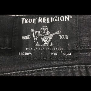 True Religion Black Shorts Men’s size 40